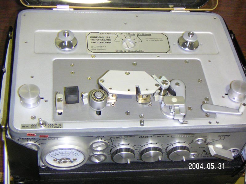 携帯用テープレコーダーNAGRA IV-D NAGRA